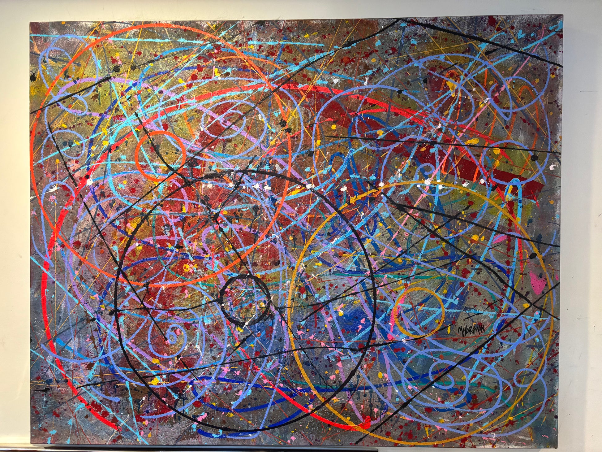 Marci Hartman — Correspondances #2 — original postcard artwork