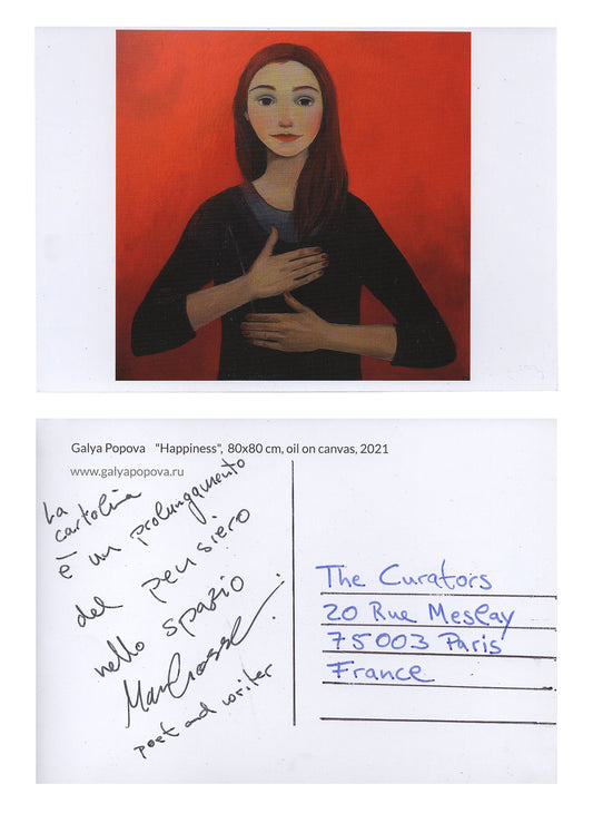 Marco Grosse — Correspondances #1 — original postcard artwork