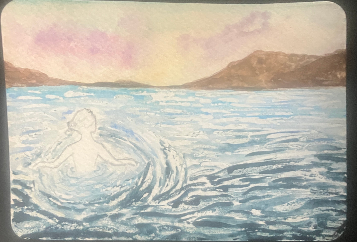 Maree Jaeger — Correspondances #1 — original postcard artwork