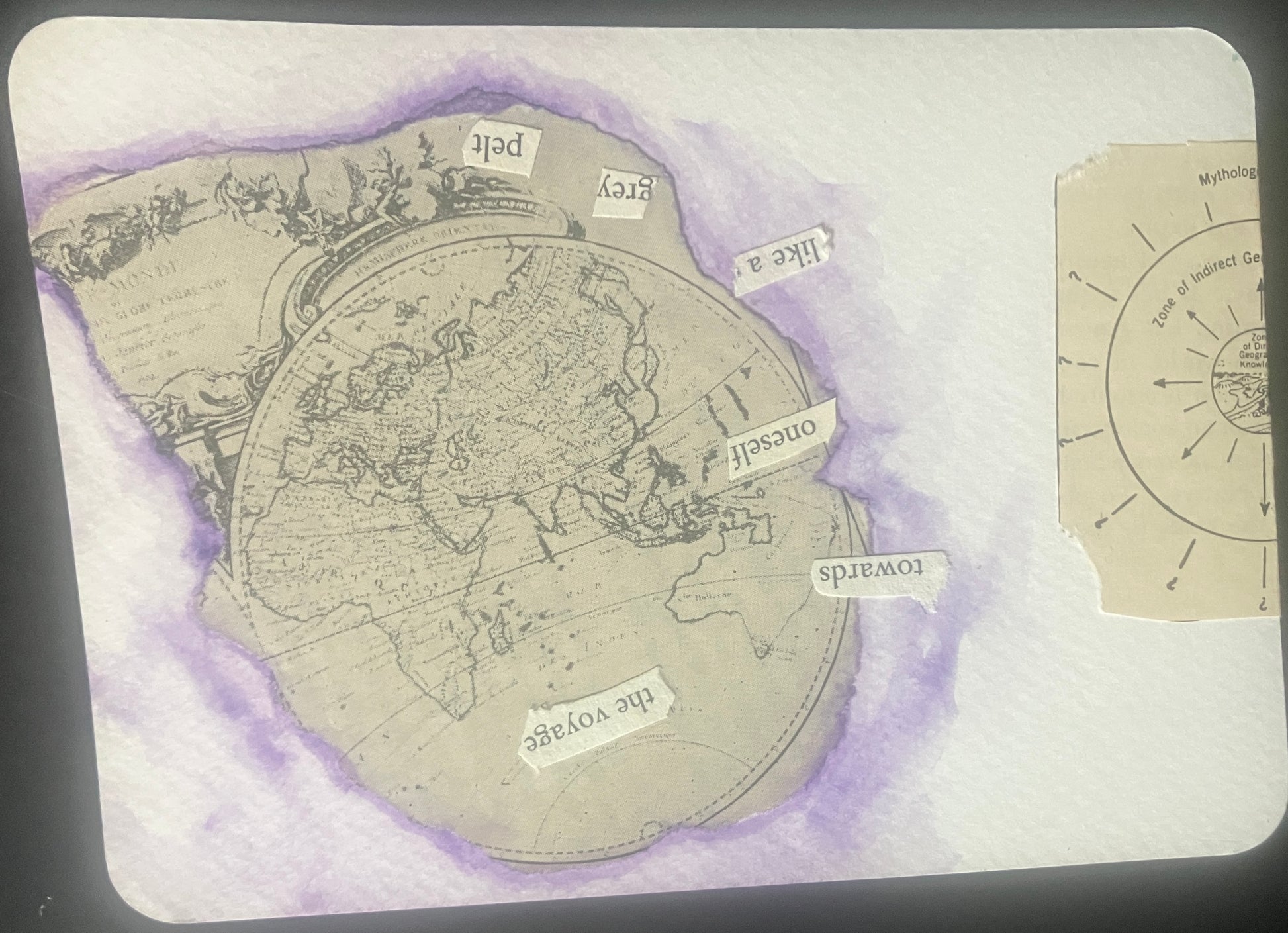 Maree Jaeger — Correspondances #2 — original postcard artwork