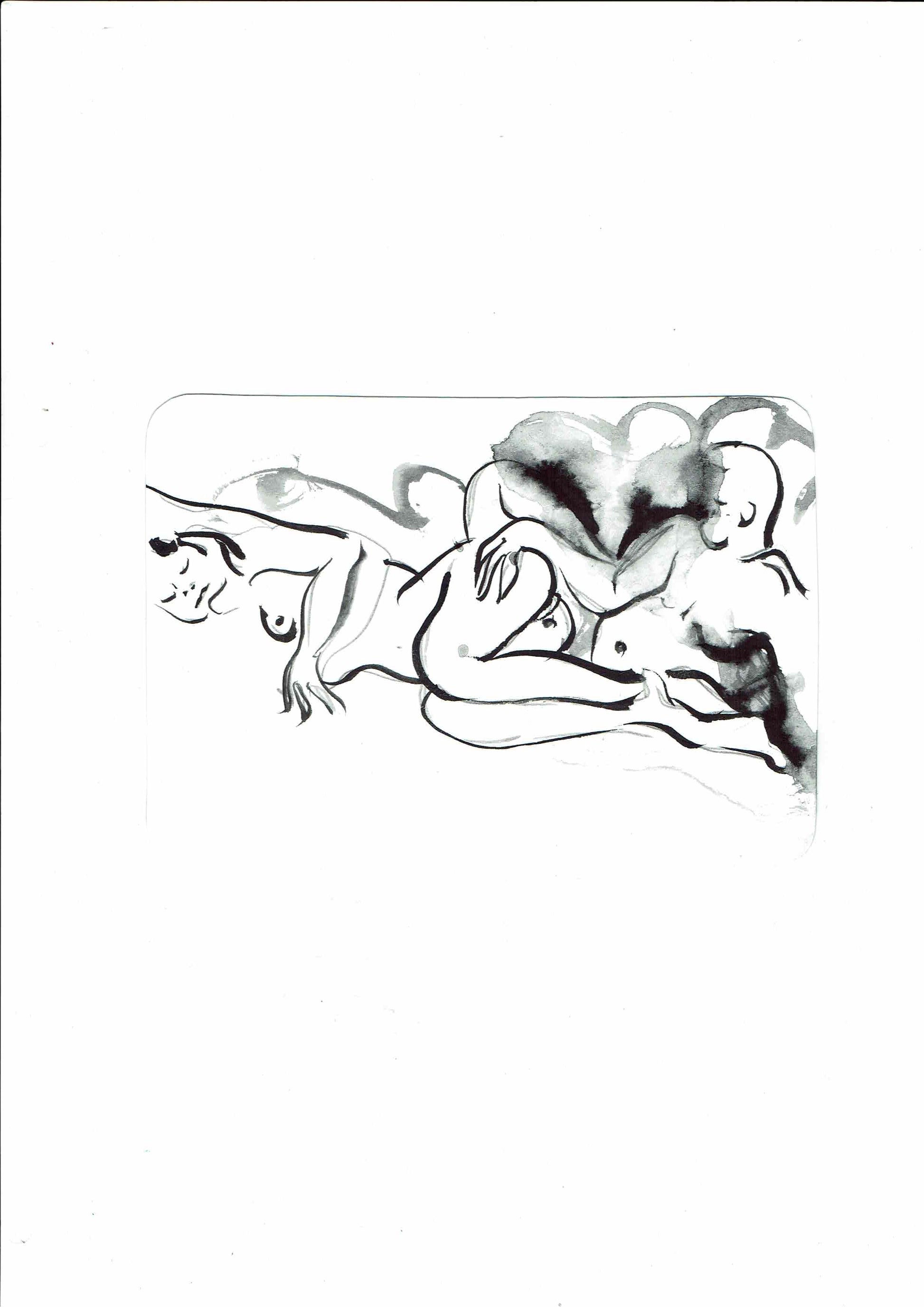 Margaryta Miskevych — Correspondances #2 — original postcard artwork