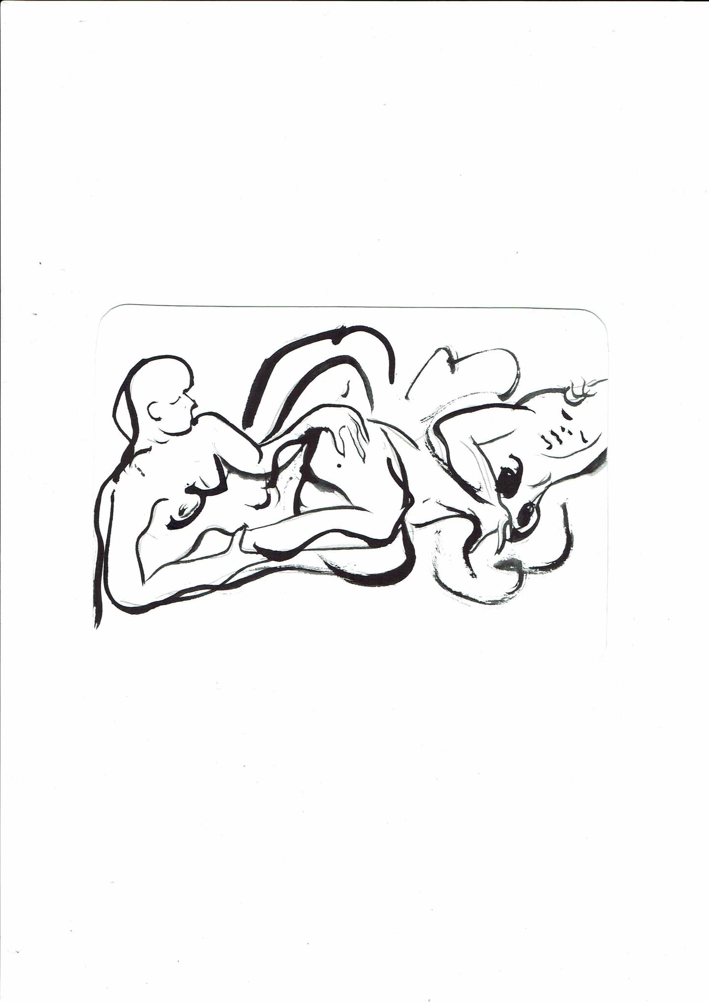 Margaryta Miskevych — Correspondances #3 — original postcard artwork