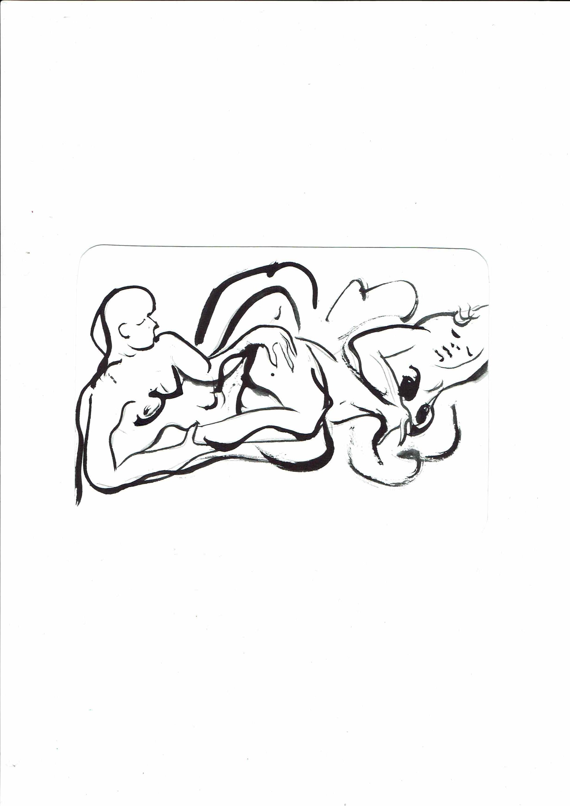 Margaryta Miskevych — Correspondances #3 — original postcard artwork