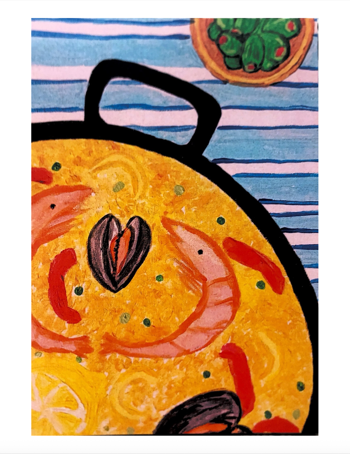Mari Luz García — Correspondances #3 — original postcard artwork
