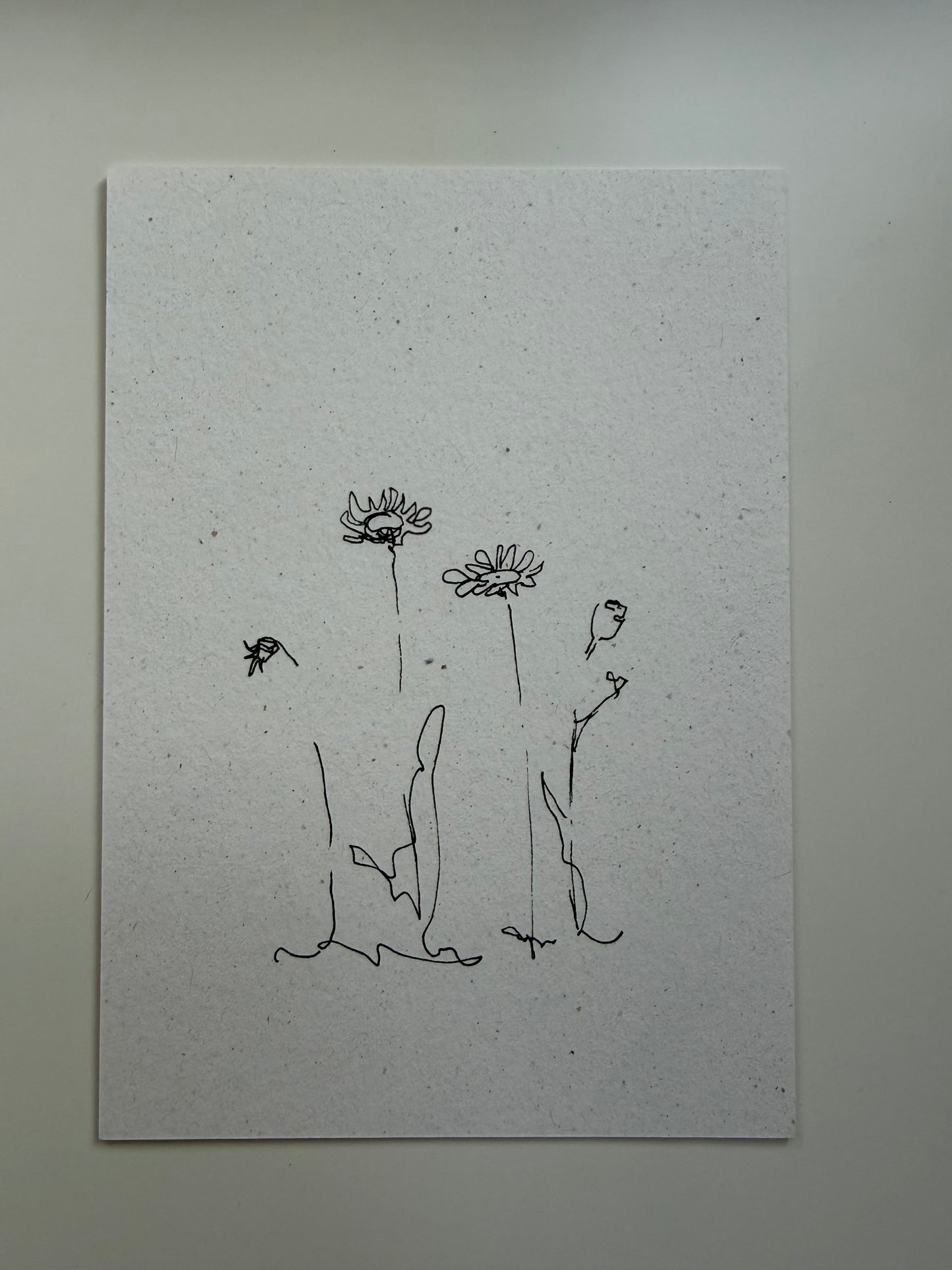 Maria Corti — Correspondances #2 — original postcard artwork