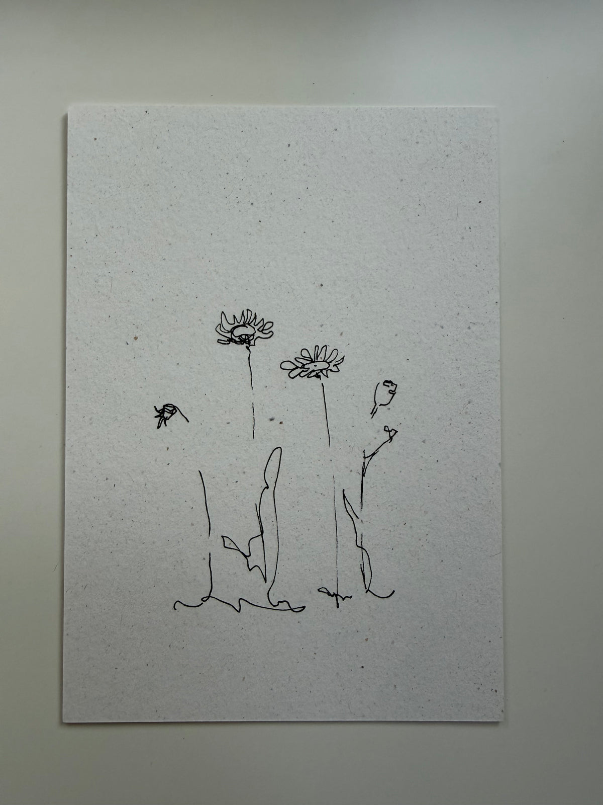 Maria Corti — Correspondances #2 — original postcard artwork