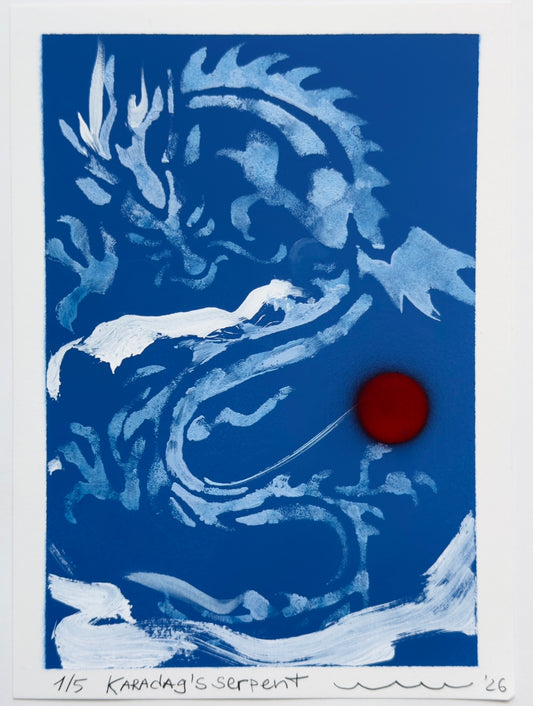 Maria Ershova — Correspondances #1 — original postcard artwork