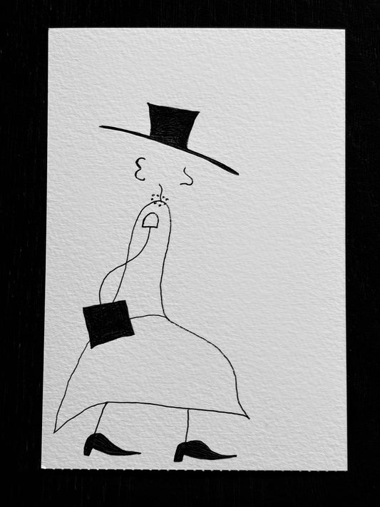 Maria Påhls — Correspondances #1 — original postcard artwork