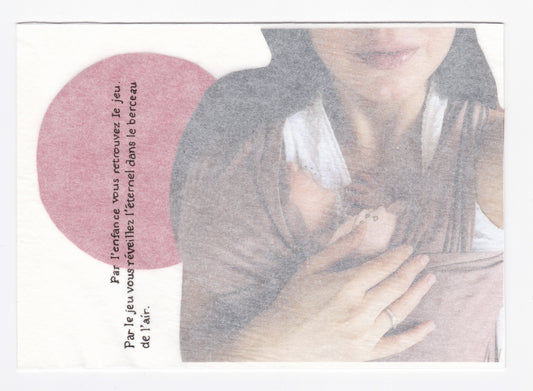 Maria Sprowls Cervantes — Correspondances #1 — original postcard artwork