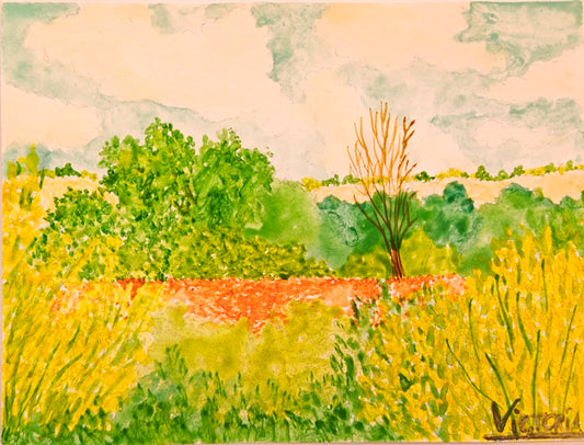 María Victoria Provencio Pulla — Correspondances #1 — original postcard artwork