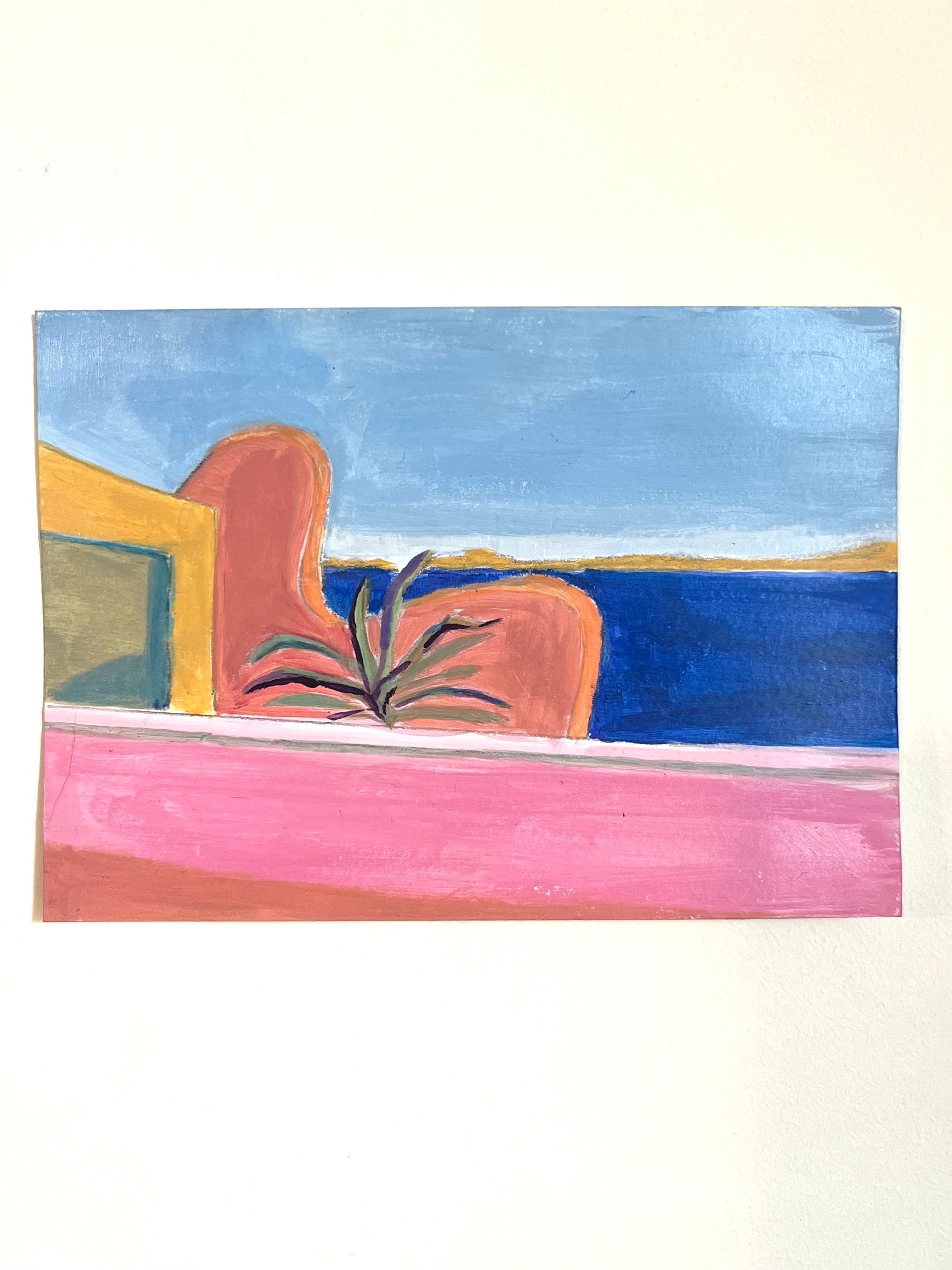 Marie-Laure Rampa — Correspondances #3 — original postcard artwork