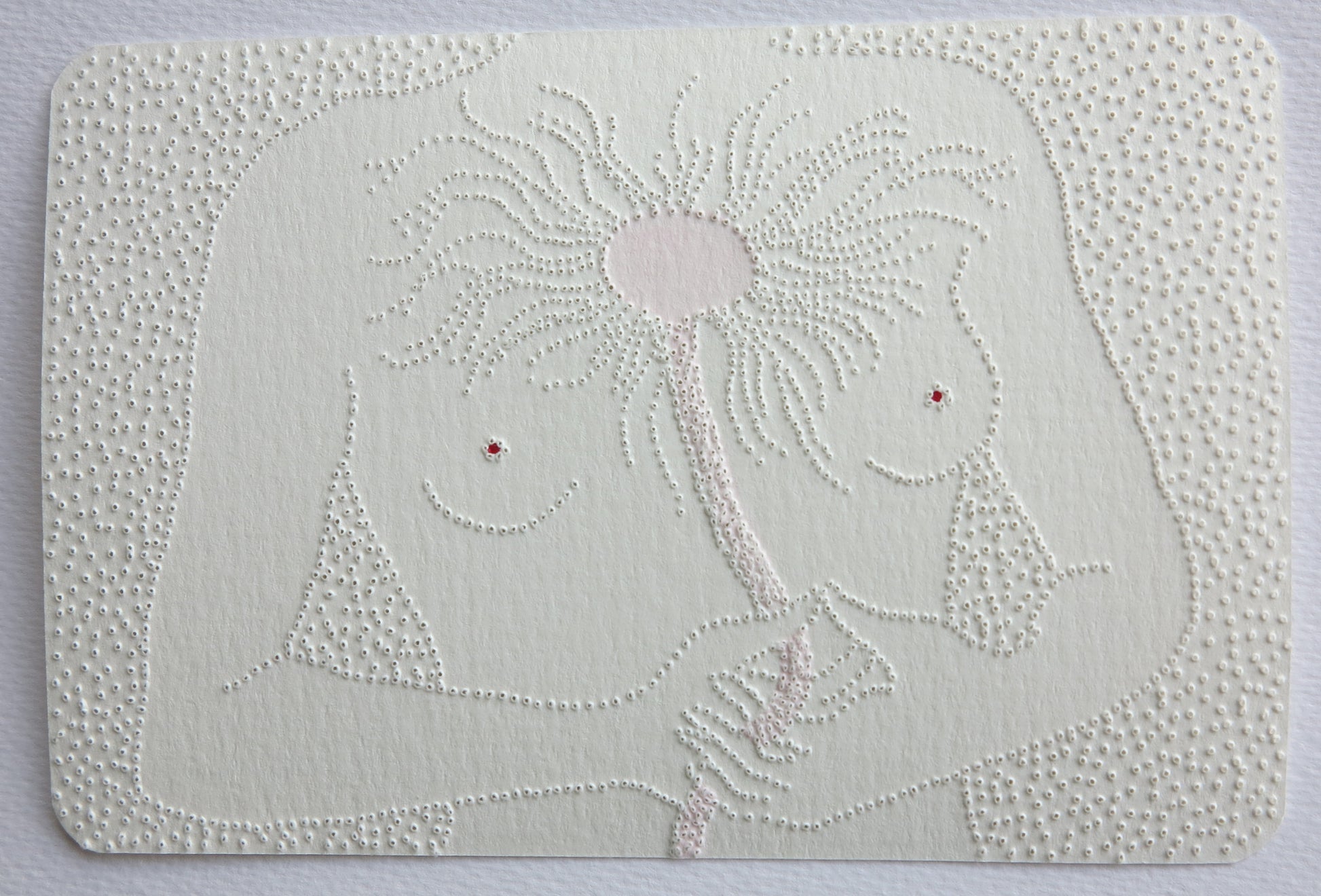 Marielle Degioanni — Correspondances #1 — original postcard artwork