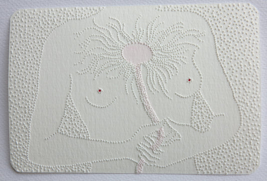 Marielle Degioanni — Correspondances #1 — original postcard artwork