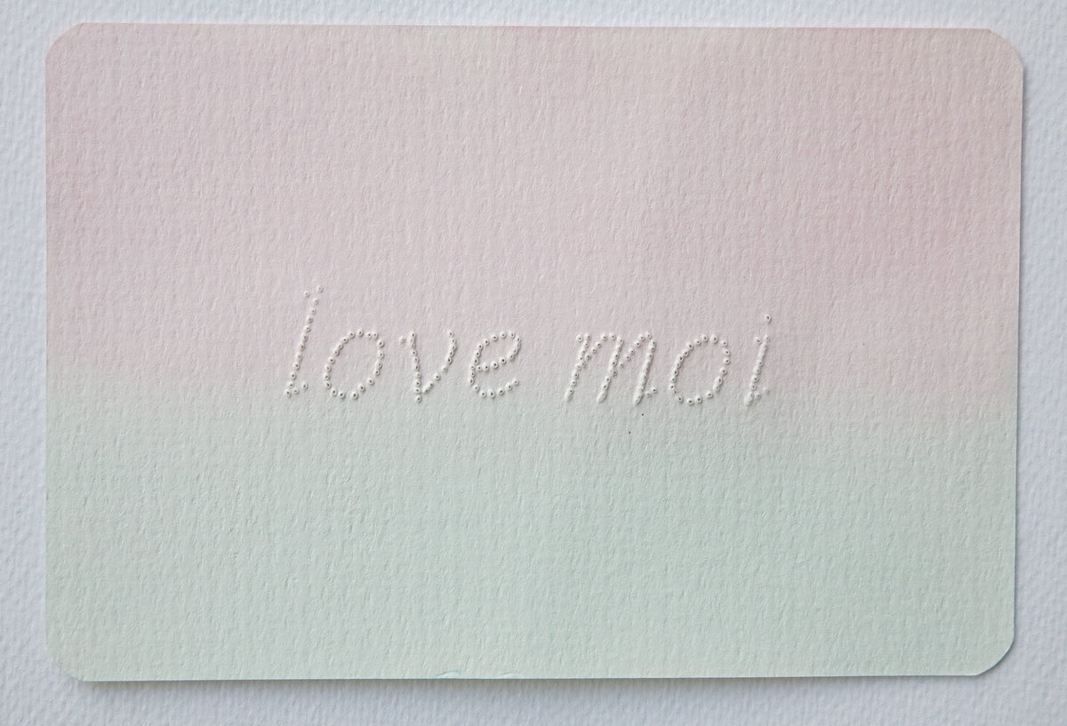 Marielle Degioanni — Correspondances #3 — original postcard artwork