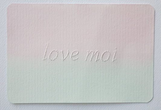 Marielle Degioanni — Correspondances #3 — original postcard artwork