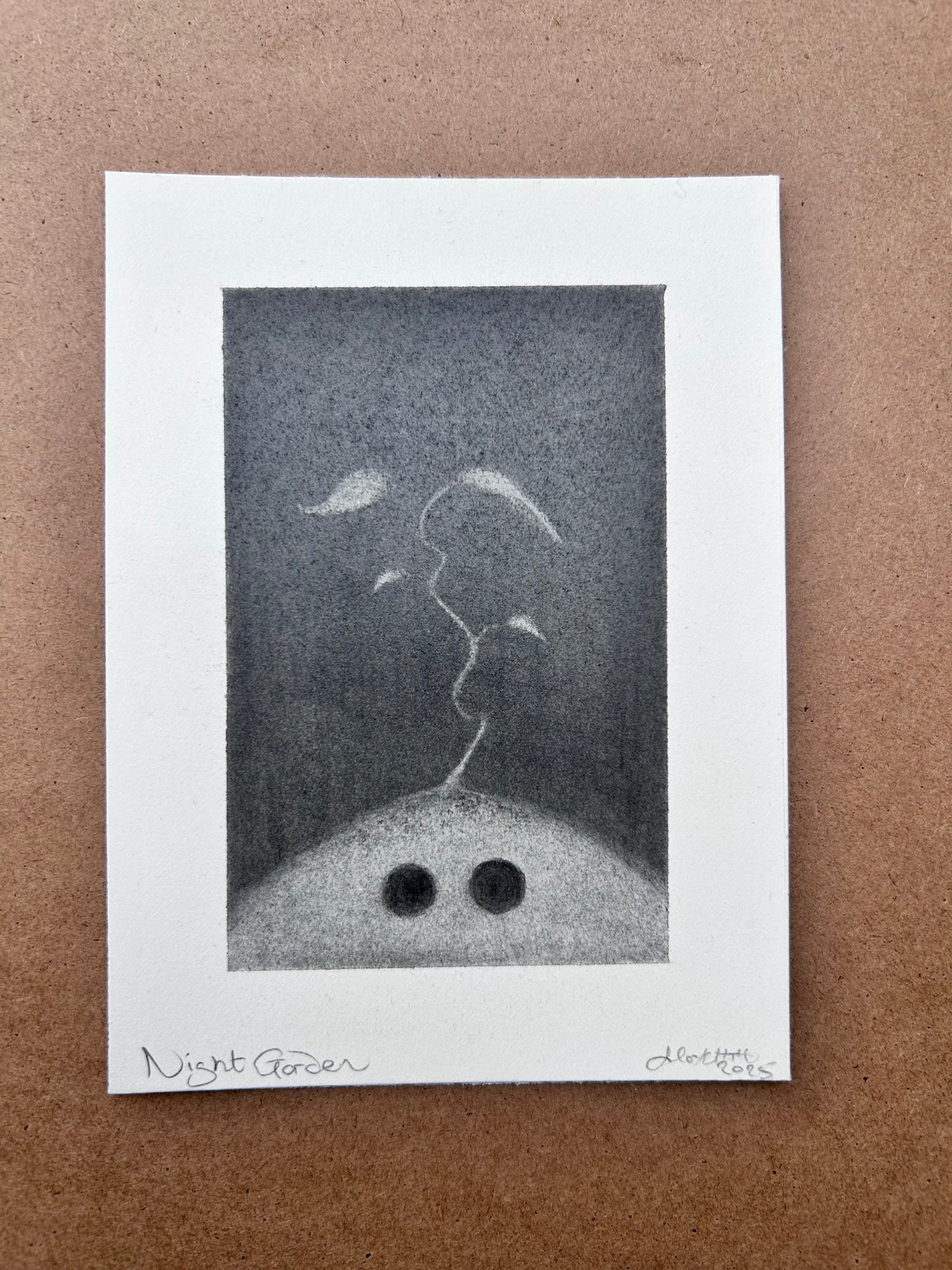 Mark Hill — Correspondances #1 — original postcard artwork