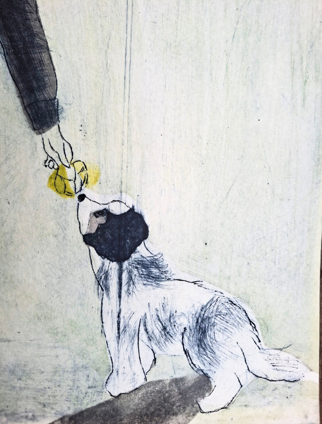 Martina Zielinska — Correspondances #1 — original postcard artwork