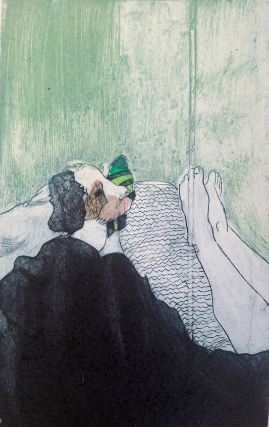 Martina Zielinska — Correspondances #2 — original postcard artwork
