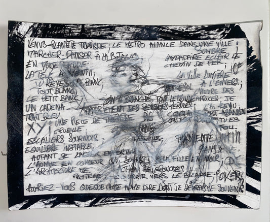 Mathilde Mougas Howells — Correspondances #1 — original postcard artwork