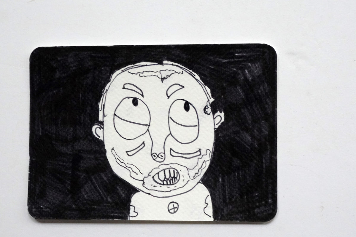 Matthew Clarke — Correspondances #1 — original postcard artwork