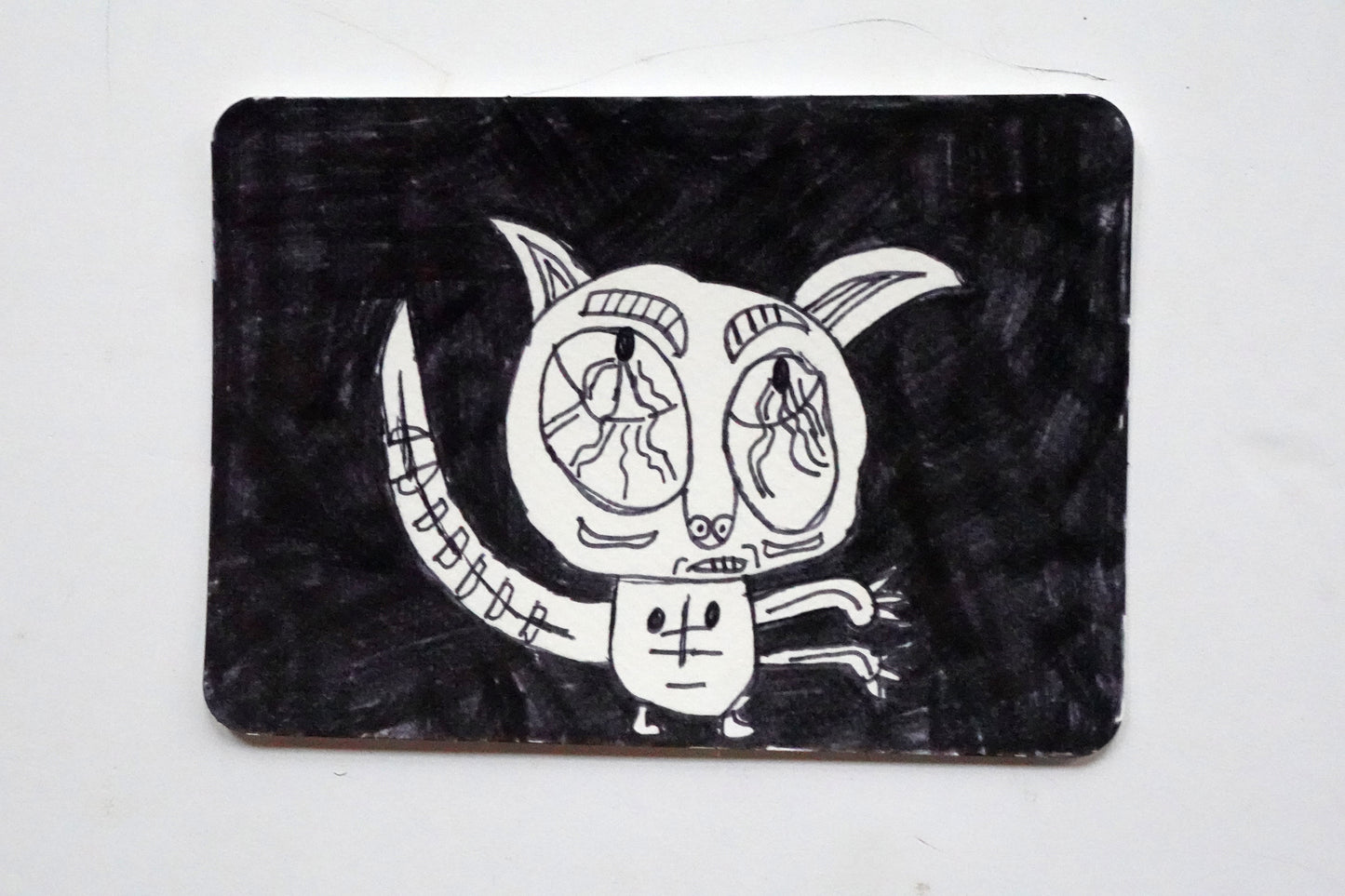 Matthew Clarke — Correspondances #2 — original postcard artwork