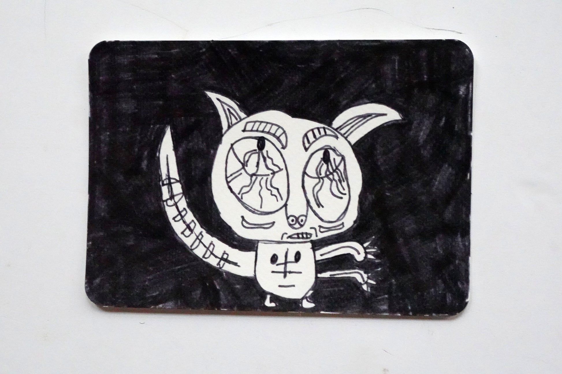 Matthew Clarke — Correspondances #2 — original postcard artwork