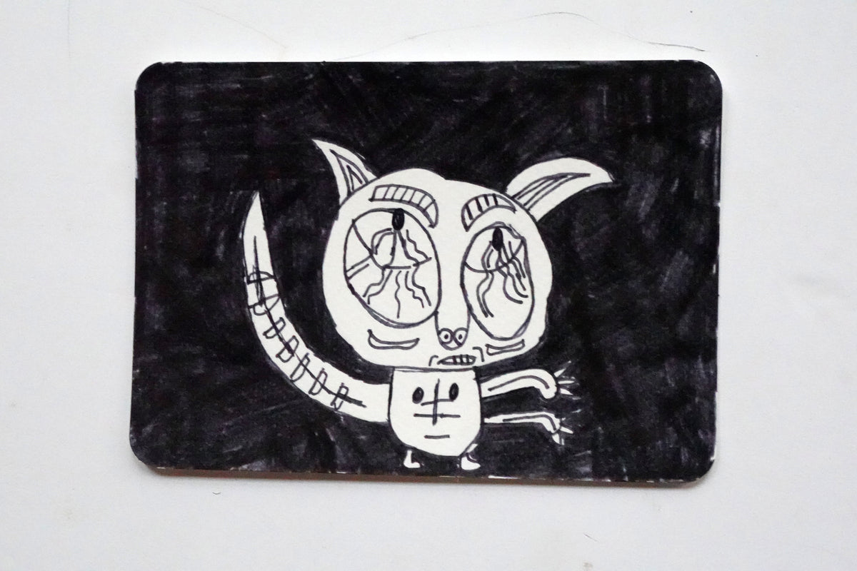 Matthew Clarke — Correspondances #2 — original postcard artwork