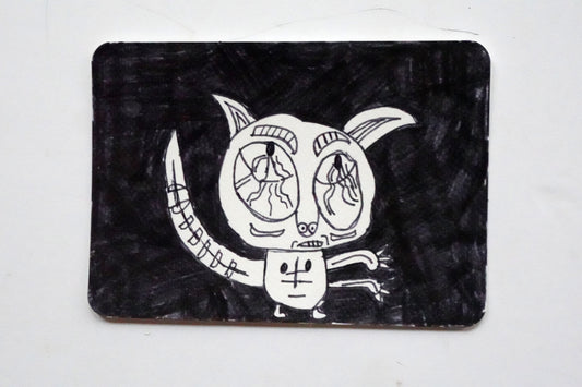 Matthew Clarke — Correspondances #2 — original postcard artwork