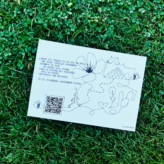 Maureen Bachaus — Correspondances #1 — original postcard artwork