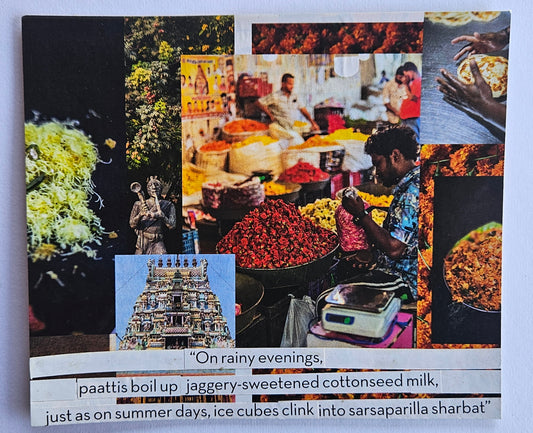 Maya Sara Matthew — Correspondances #2 — original postcard artwork