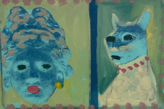Megan Donnelly — Correspondances #1 — original postcard artwork