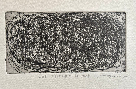 Megumi WATANABE — Correspondances #3 — original postcard artwork