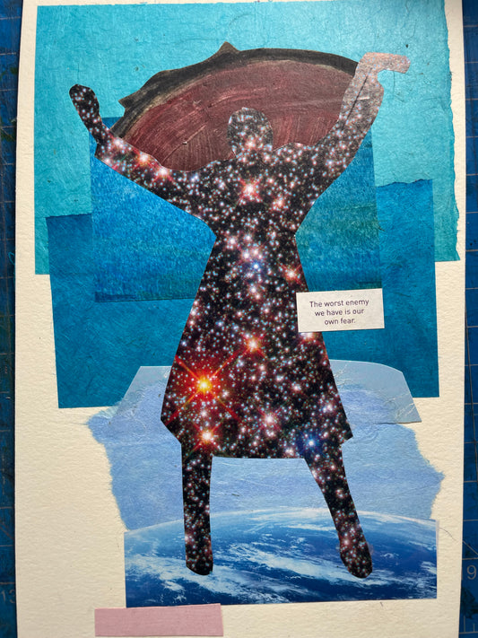 Melanie Mowinski — Correspondances #1 — original postcard artwork
