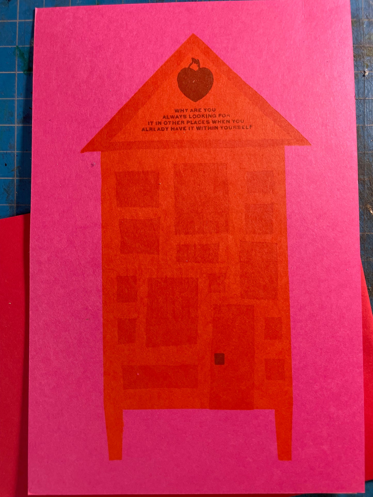 Melanie Mowinski — Correspondances #2 — original postcard artwork