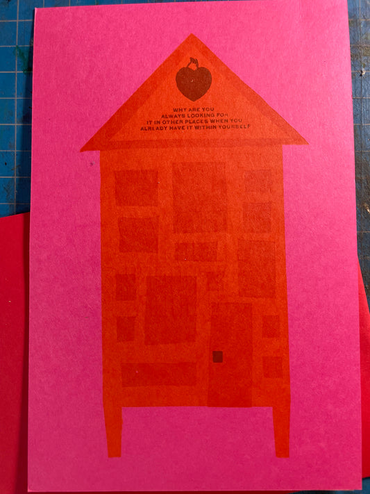 Melanie Mowinski — Correspondances #2 — original postcard artwork