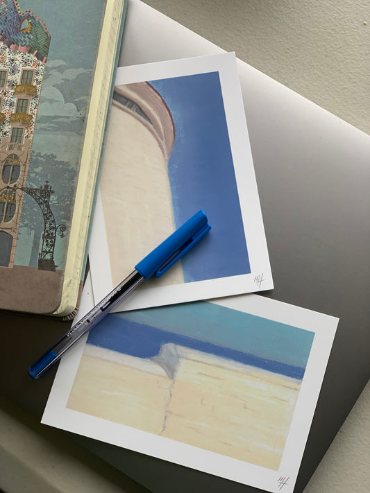 Melissa Hammond — Correspondances #3 — original postcard artwork