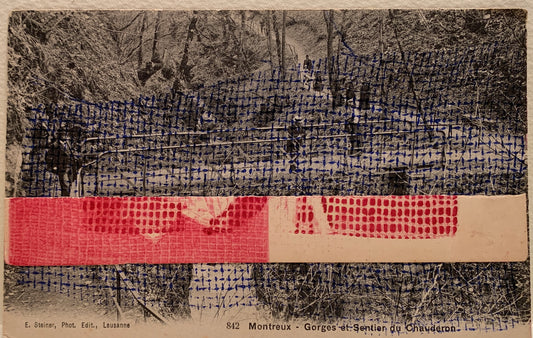 Mercè Grifé — Correspondances #1 — original postcard artwork