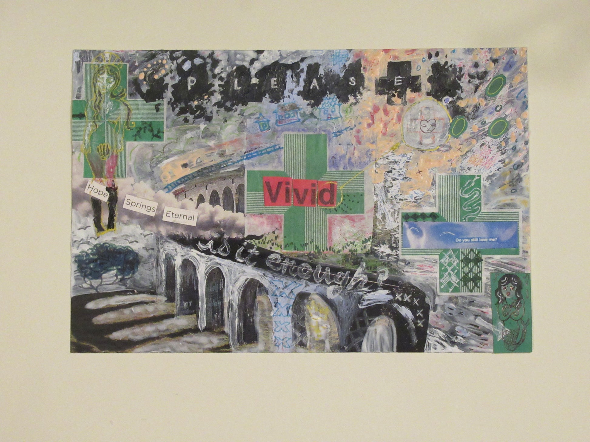 Meredith Donnachie — Correspondances #1 — original postcard artwork