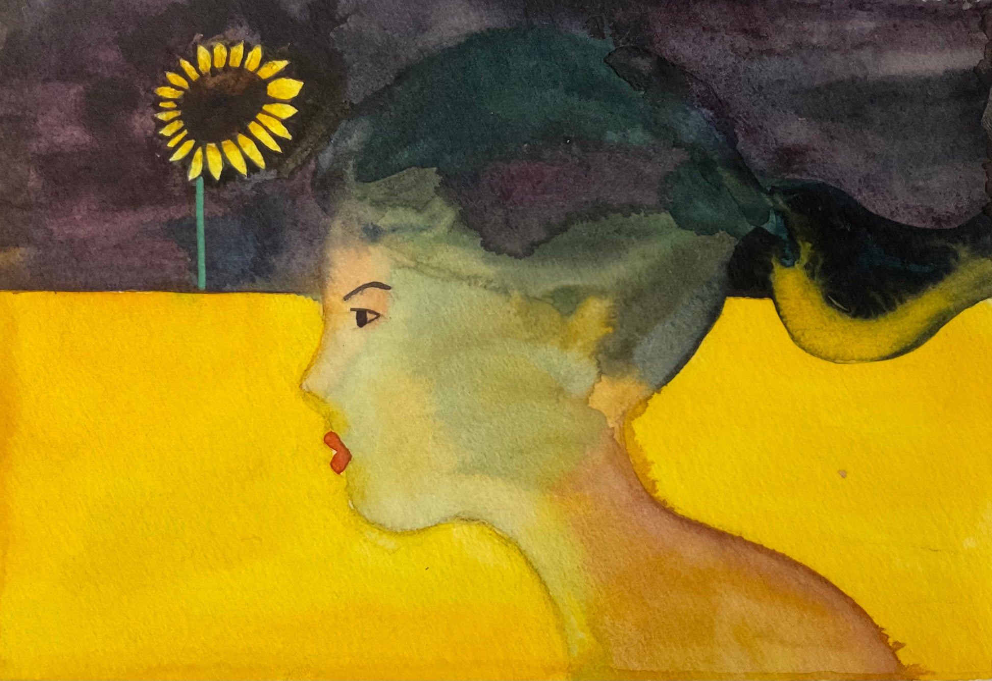 Minjee Kim — Correspondances #1 — original postcard artwork