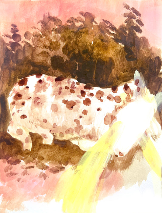 Mirjam Zimmermann — Correspondances #2 — original postcard artwork