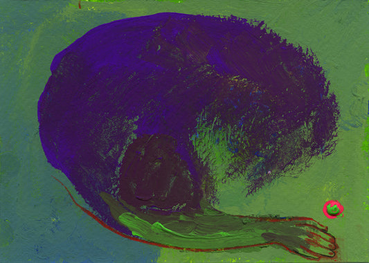 Monika Mitkute — Correspondances #3 — original postcard artwork