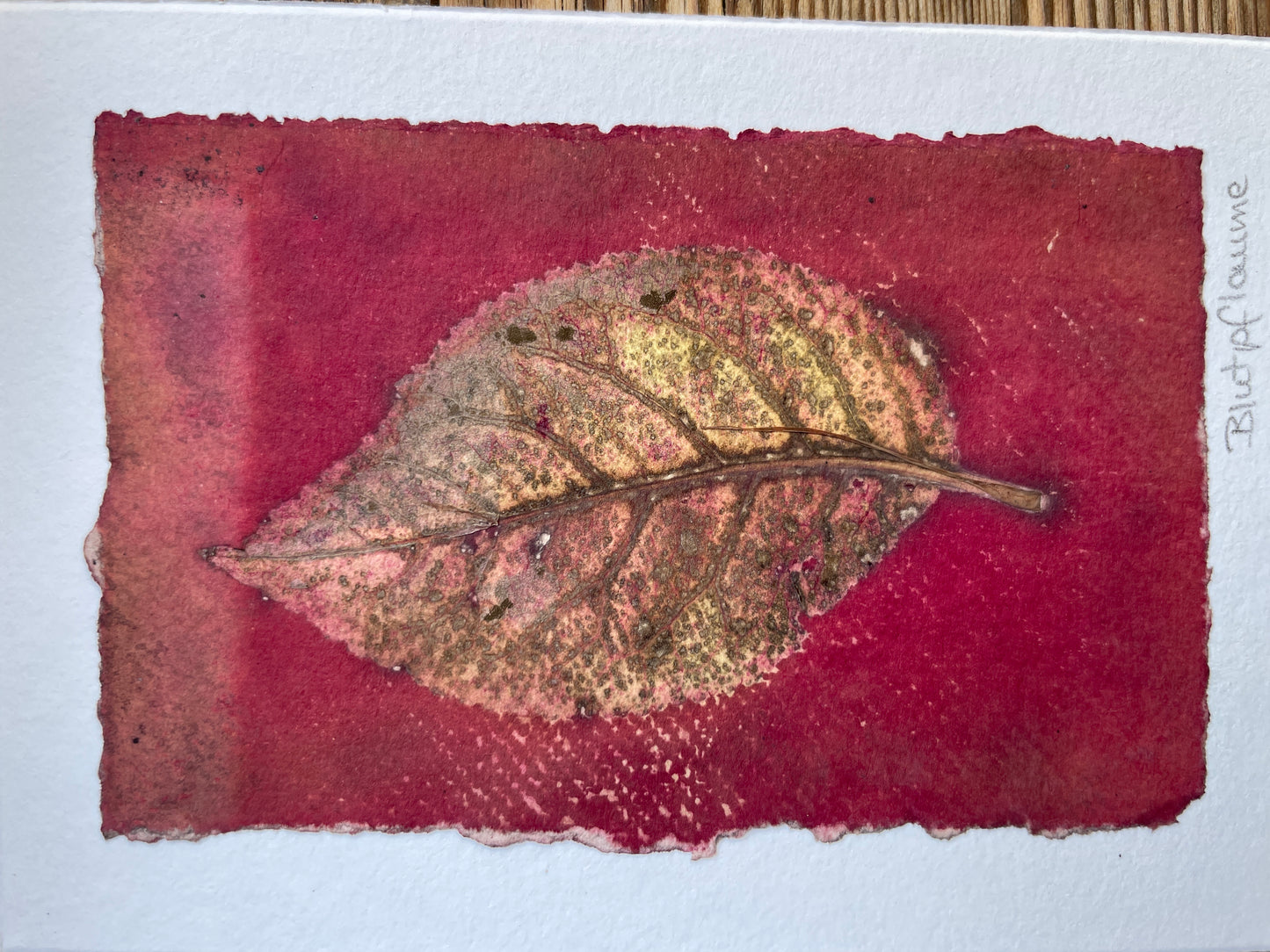 Monika Stummer — Correspondances #1 — original postcard artwork