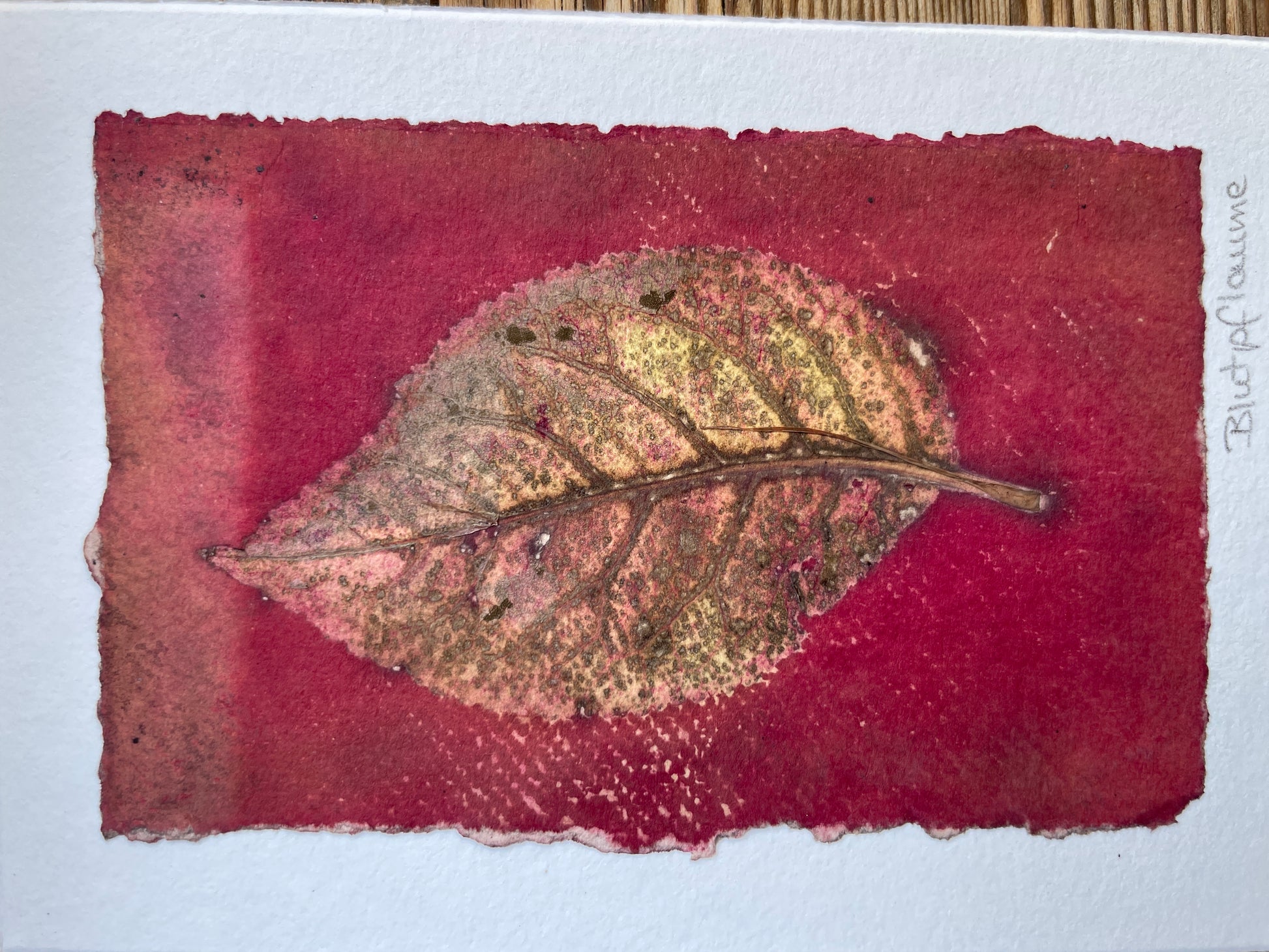 Monika Stummer — Correspondances #1 — original postcard artwork
