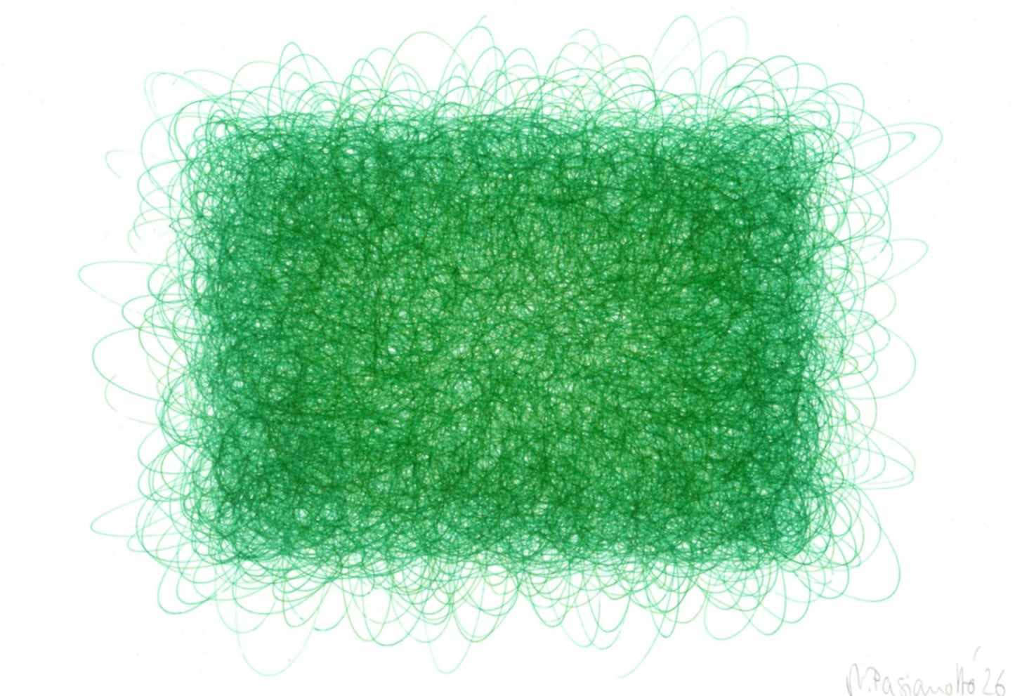 Nadine Pasianotto — Correspondances #1 — original postcard artwork