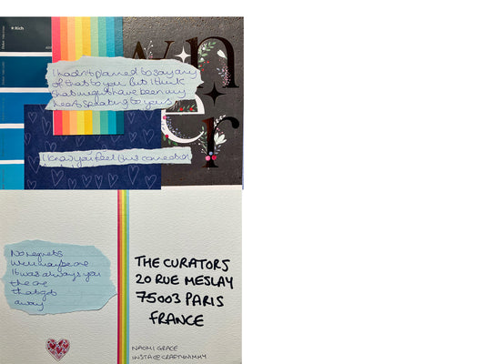 Naomi Grace — Correspondances #2 — original postcard artwork
