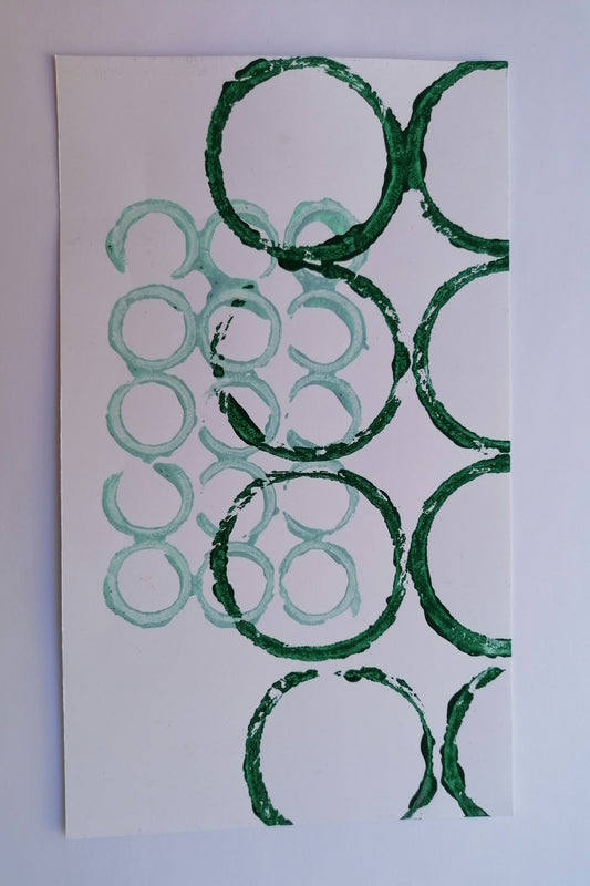 Natalie Squire — Correspondances #1 — original postcard artwork