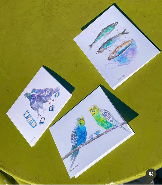 Natalya Kayner — Correspondances #2 — original postcard artwork