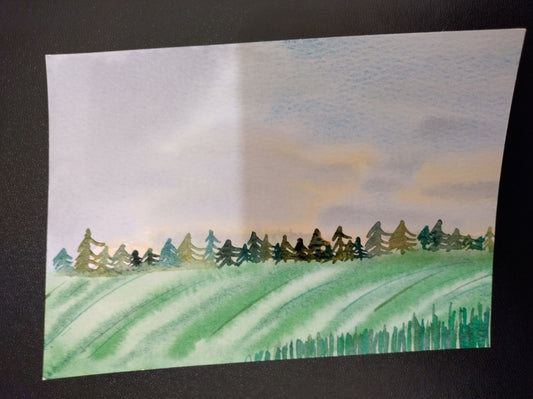 Natasha Leona Allen — Correspondances #2 — original postcard artwork