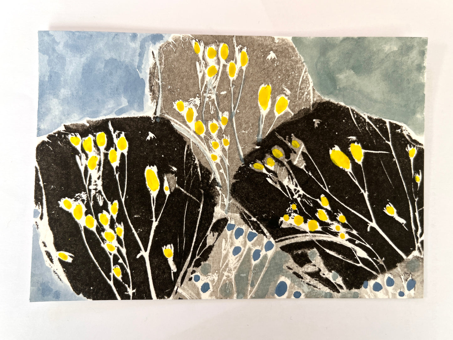 Natasha Marshall — Correspondances #2 — original postcard artwork
