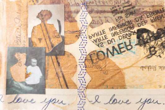 Nicci Schwartz — Correspondances #1 — original postcard artwork